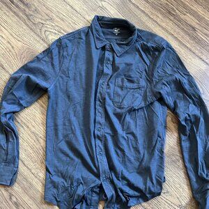 Men's Long Sleeve J. Crew Button Down Size Medium Blue